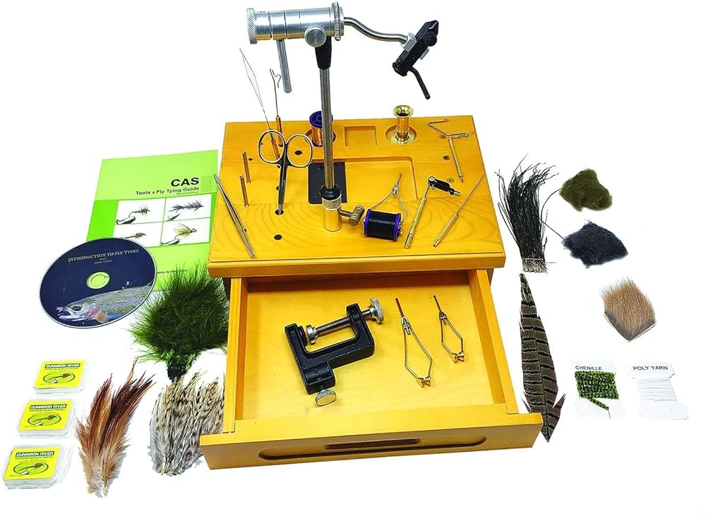 Creative Angler 木製フライタイイングステーション